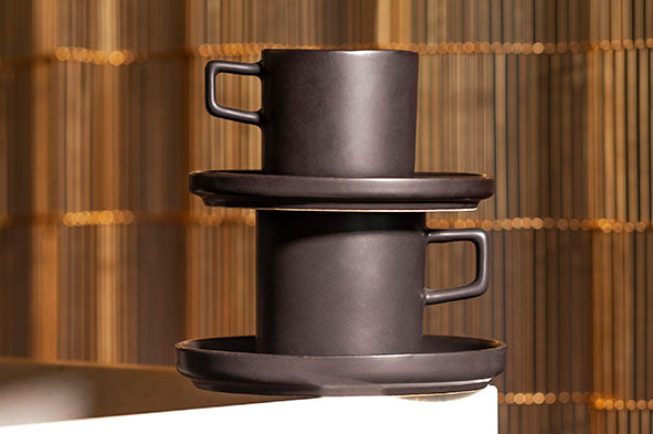 Espressotassen schwarz