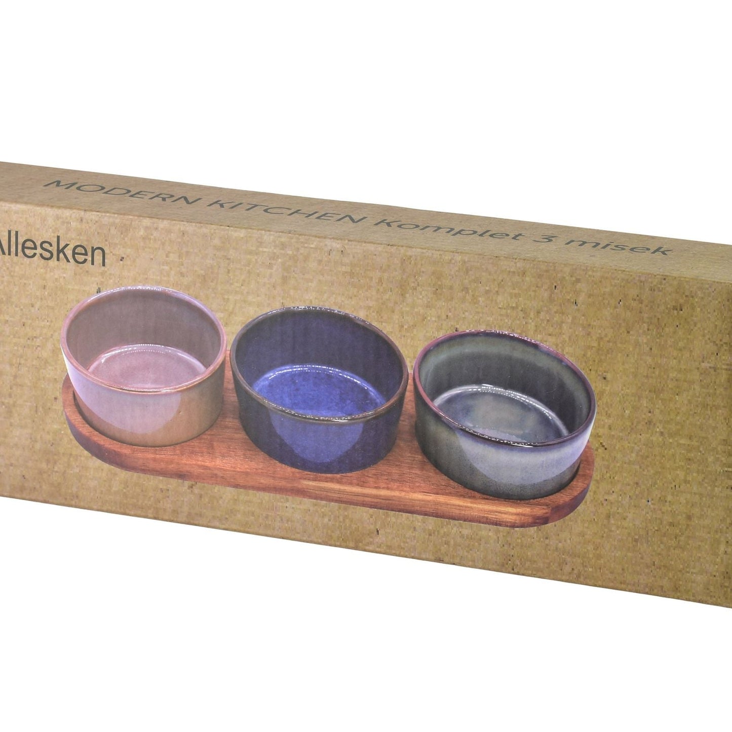 Modern Kitchen Schneidebrett mit 3 Schalen () 110 ml - tinkie.de