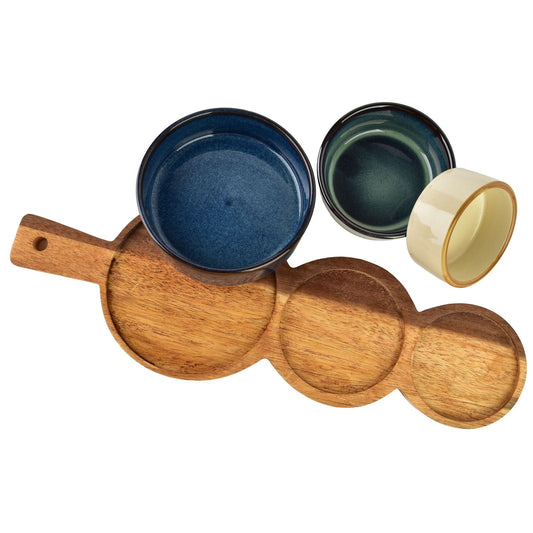 Modern Kitchen Schneidebrett mit 3 Schalen () 160 ml/120 ml/80 ml - tinkie.de