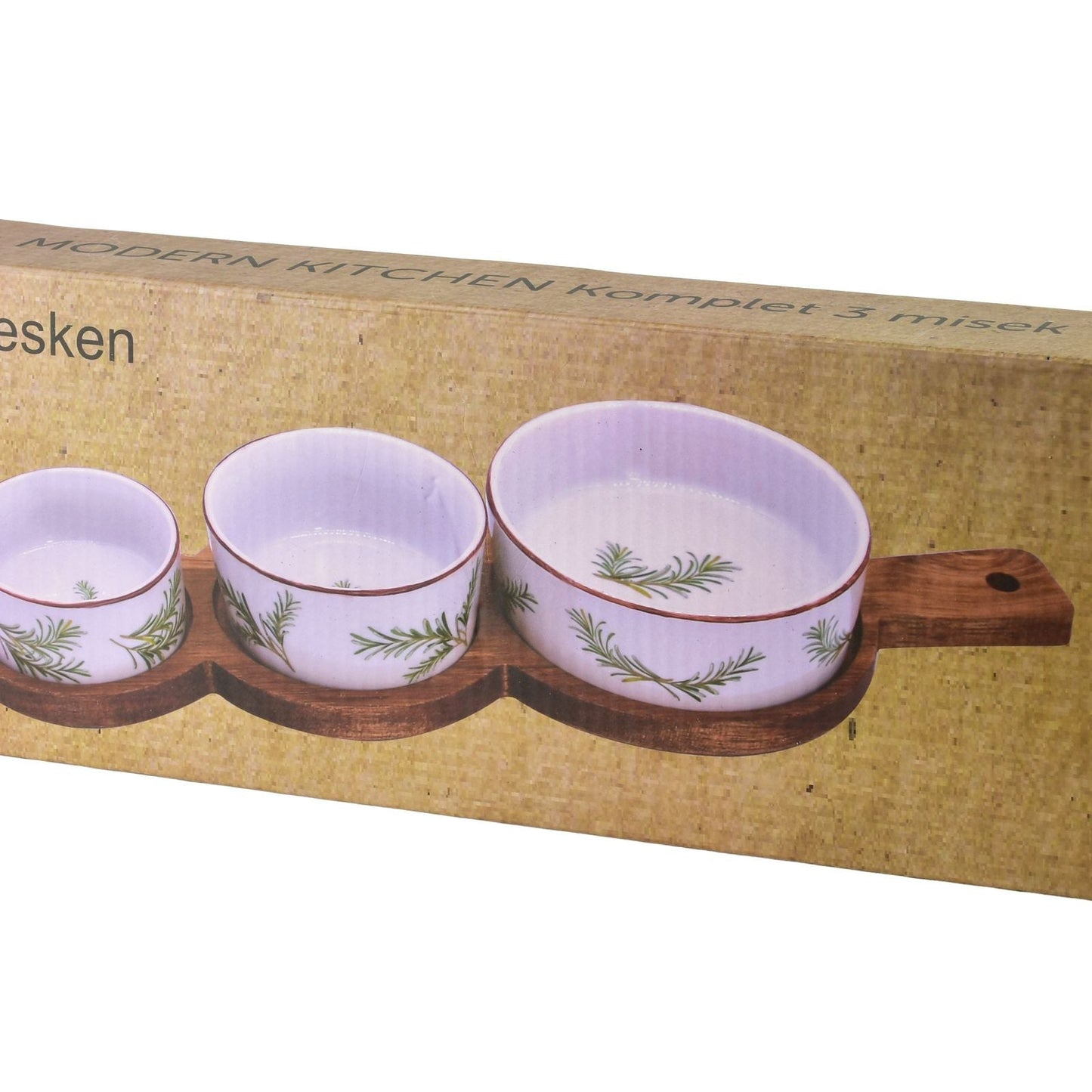 Modern Kitchen Schneidebrett mit 3 Schalen ( ) – Rosmarin - tinkie.de