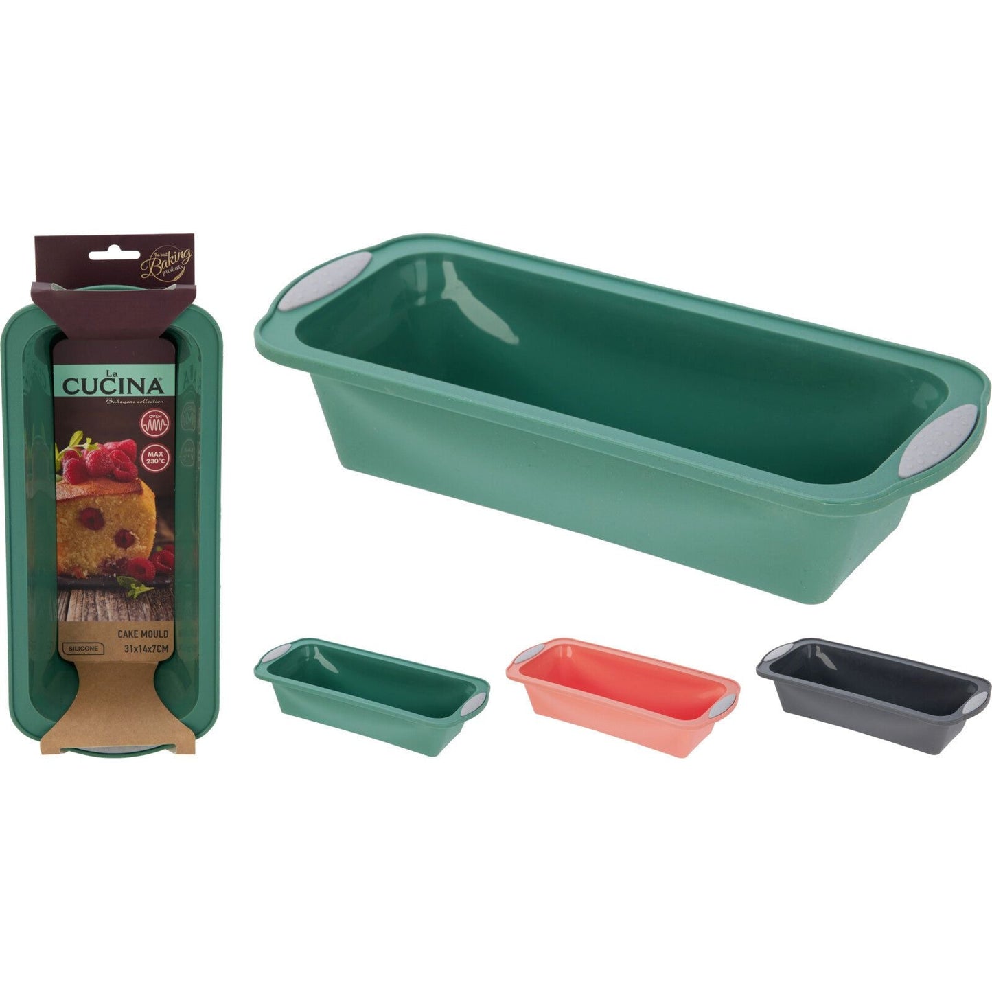 Silikon Backform 31 cm 4 Farben - tinkie.de