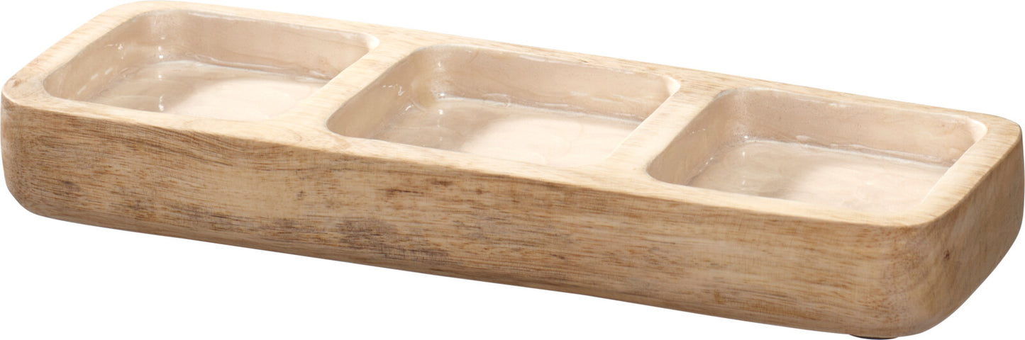 Serviertablett aus Mangoholz - Tinkie