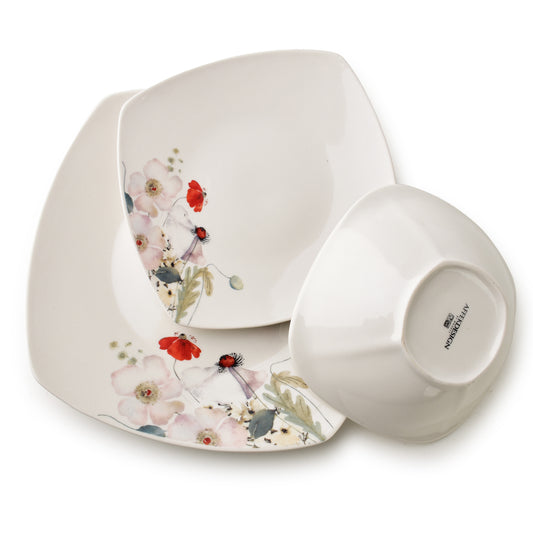 LEA Light 18 teiliges Geschirrset Schüssel 16 5 cm 500 ml / 18 cm / 24 cm - Tinkie