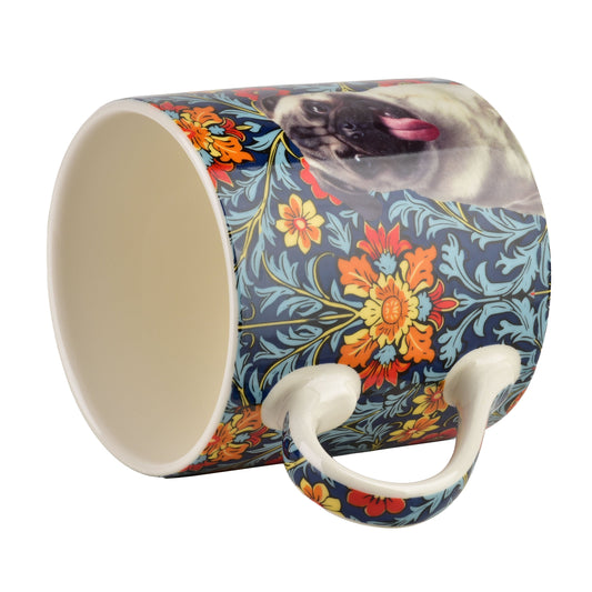 NOYA Becher mit Schlüsselanhänger 380 ml, Mops – Detailansicht