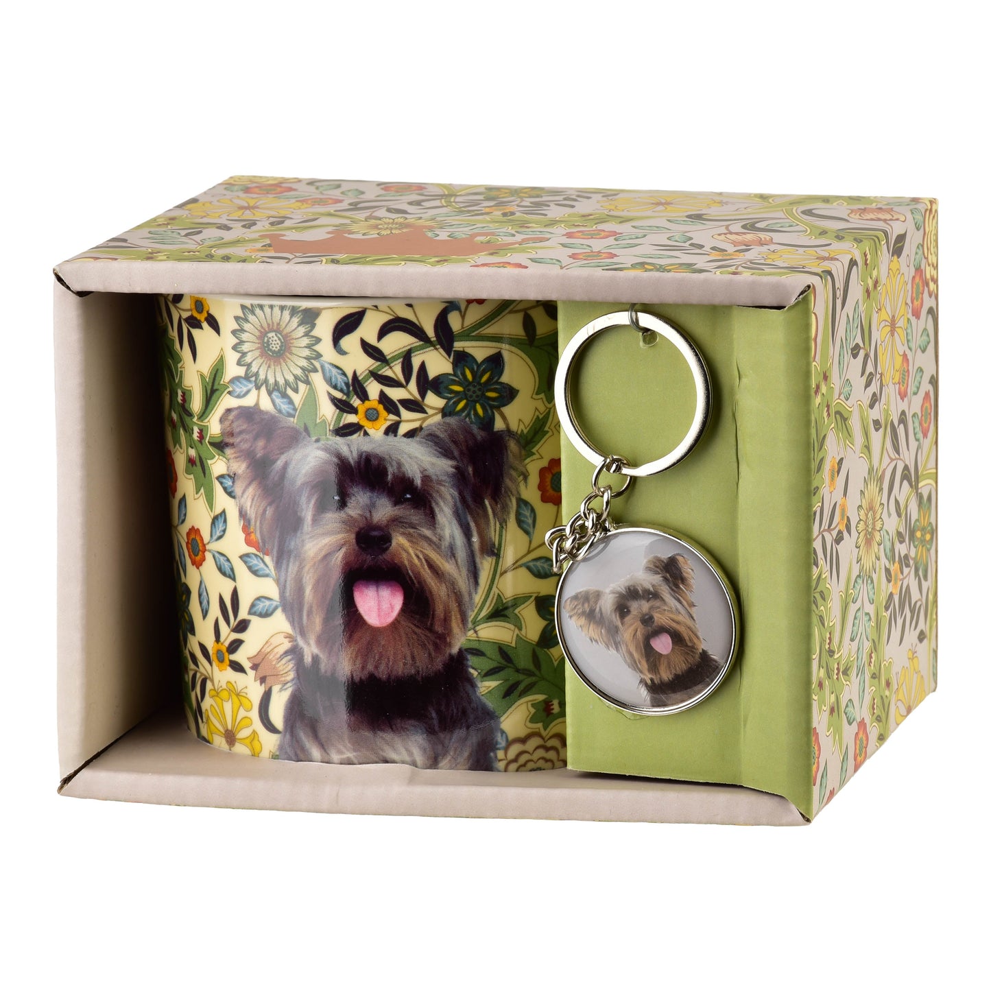 NOYA Becher mit Schlüsselanhänger, Yorkshire Terrier – Detailansicht