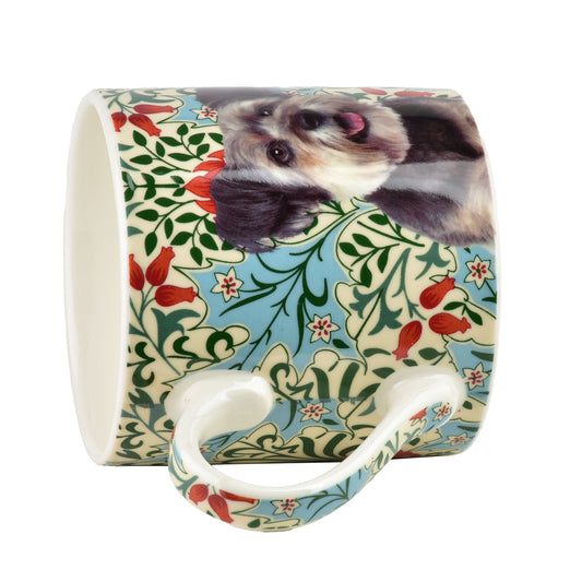 NOYA Becher mit Schlüsselanhänger 380 ml, Schnauzer – Detailansicht