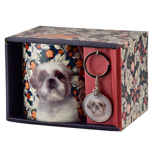 NOYA Becher mit Schlüsselanhänger 380 ml, Shih Tzu – Detailansicht