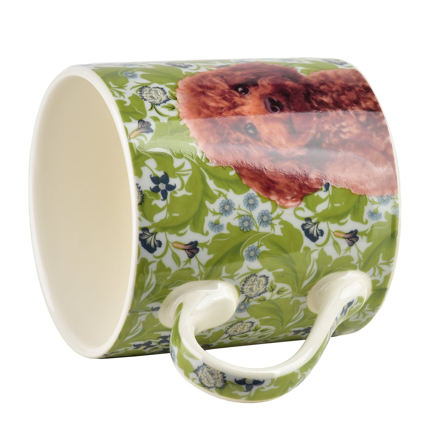 NOYA Becher mit Schlüsselanhänger 380 ml, Pudel-Motiv, Geschenkset – Seitenansicht