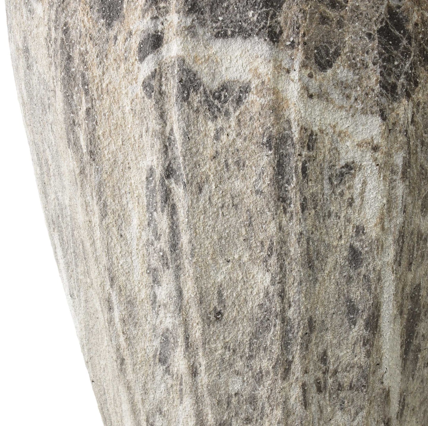 NEVA Keramik-Übertopf-Set 2-tlg. Hellgrau, Marmor-Optik matt, 41 & 30 cm – Seitenansicht