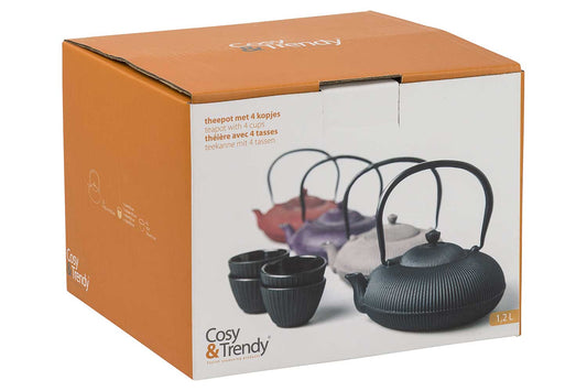 Teekannen-Set Verpackung