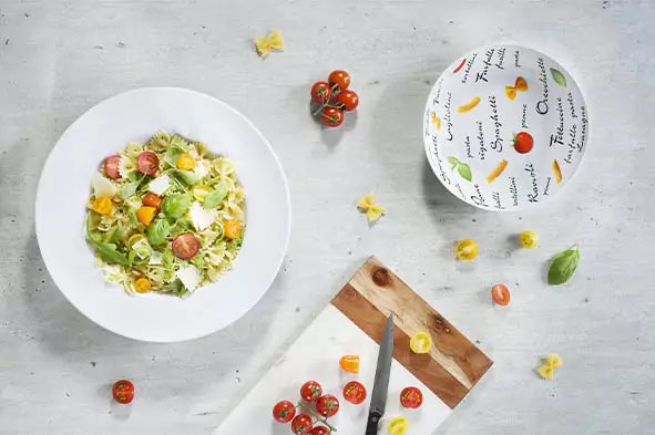 Hochwertiger Pastateller aus Porzellan