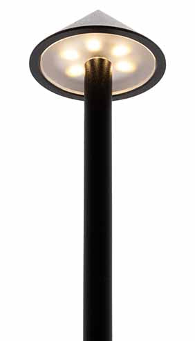 Leuchtende Tischlampe