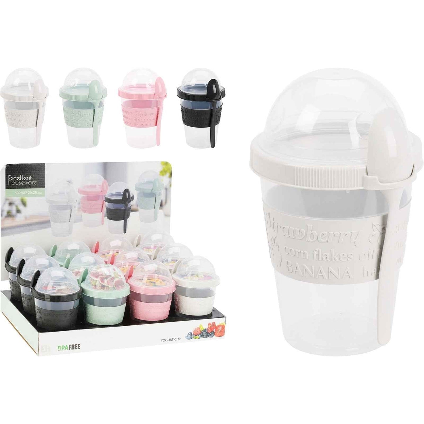 Joghurt Becher 4 Farben - tinkie.de