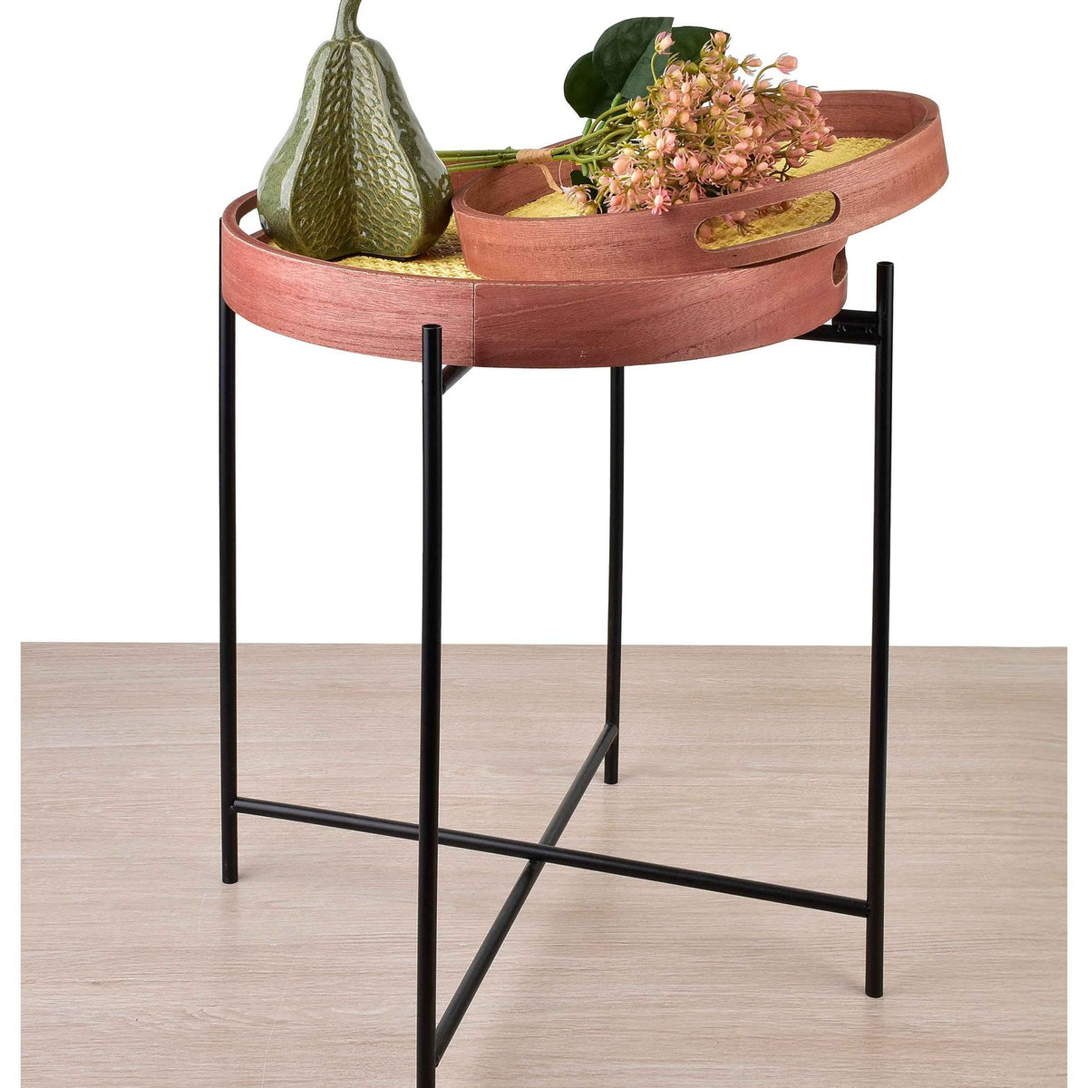 Lammy Beistelltisch mit Ablage – Set mit 2 Ablagen () / Ablage 30 cm - tinkie.de