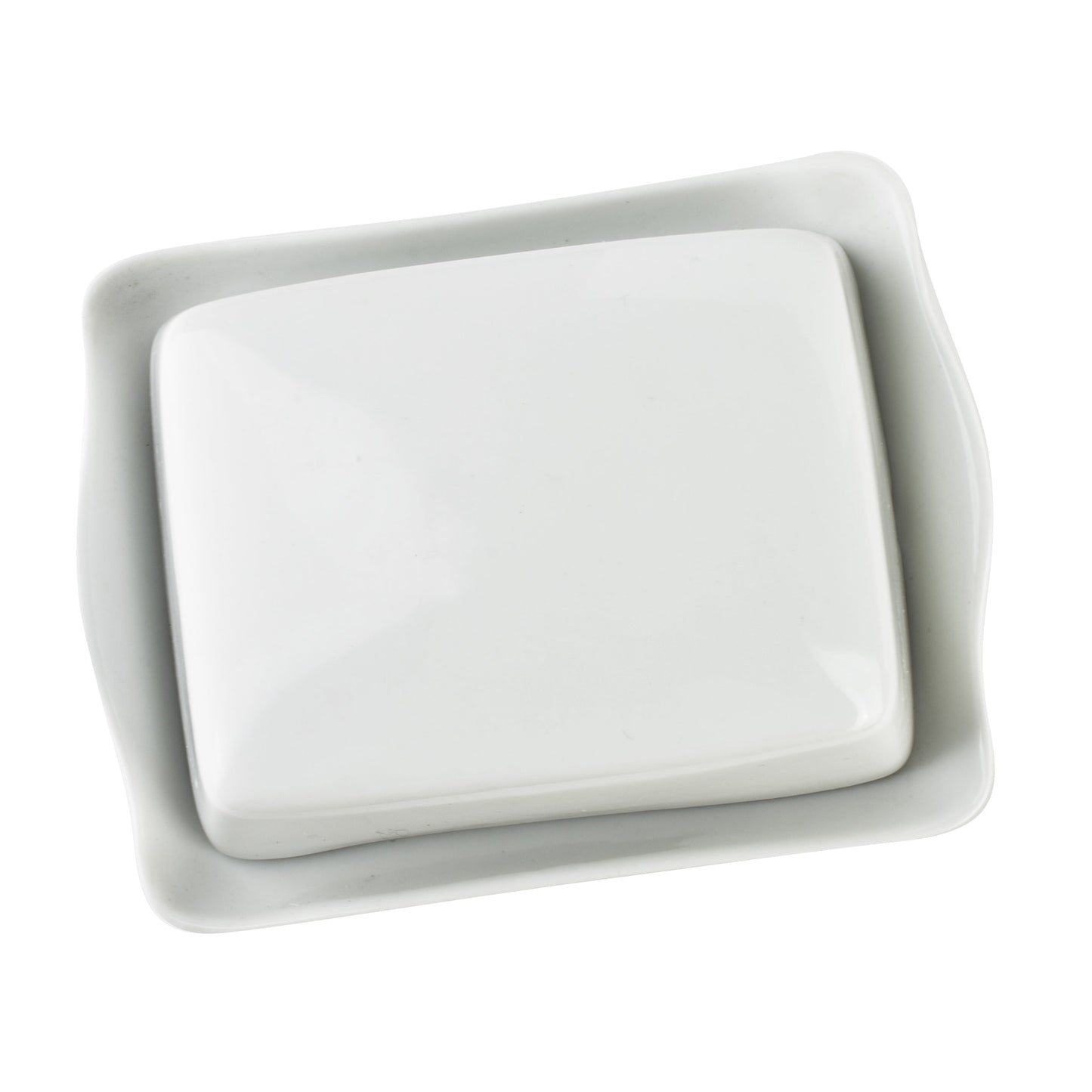 BASIC Butterdose, Porzellan – Seitenansicht