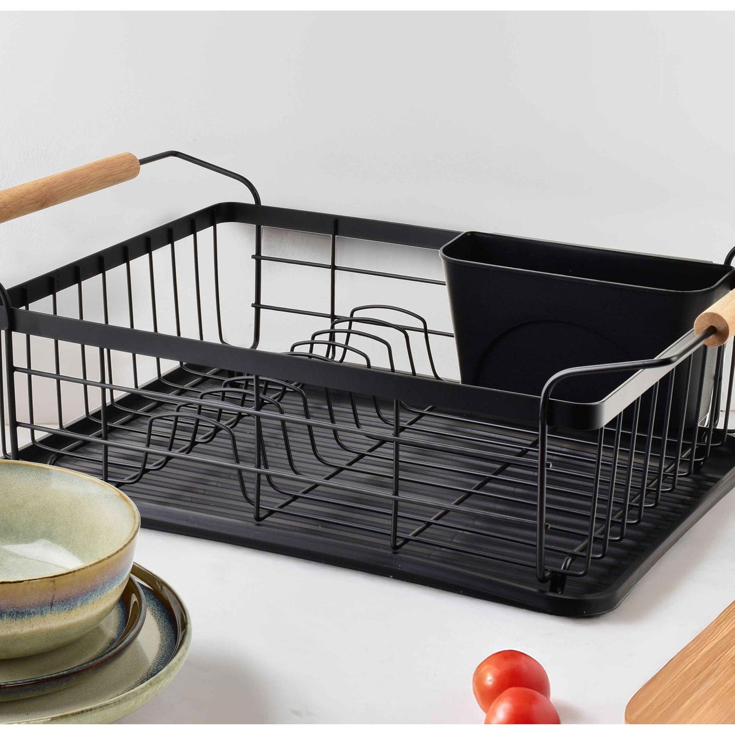 Basic Kitchen Abtropfgestell mit Holzgriffen - tinkie.de