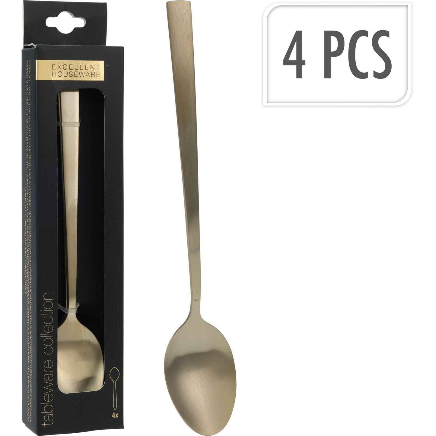 Set mit 4 Löffeln aus Edelstahl - tinkie.de