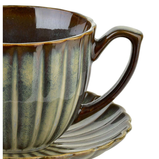 Evie Green Tasse mit Untertasse 300 ml - tinkie.de