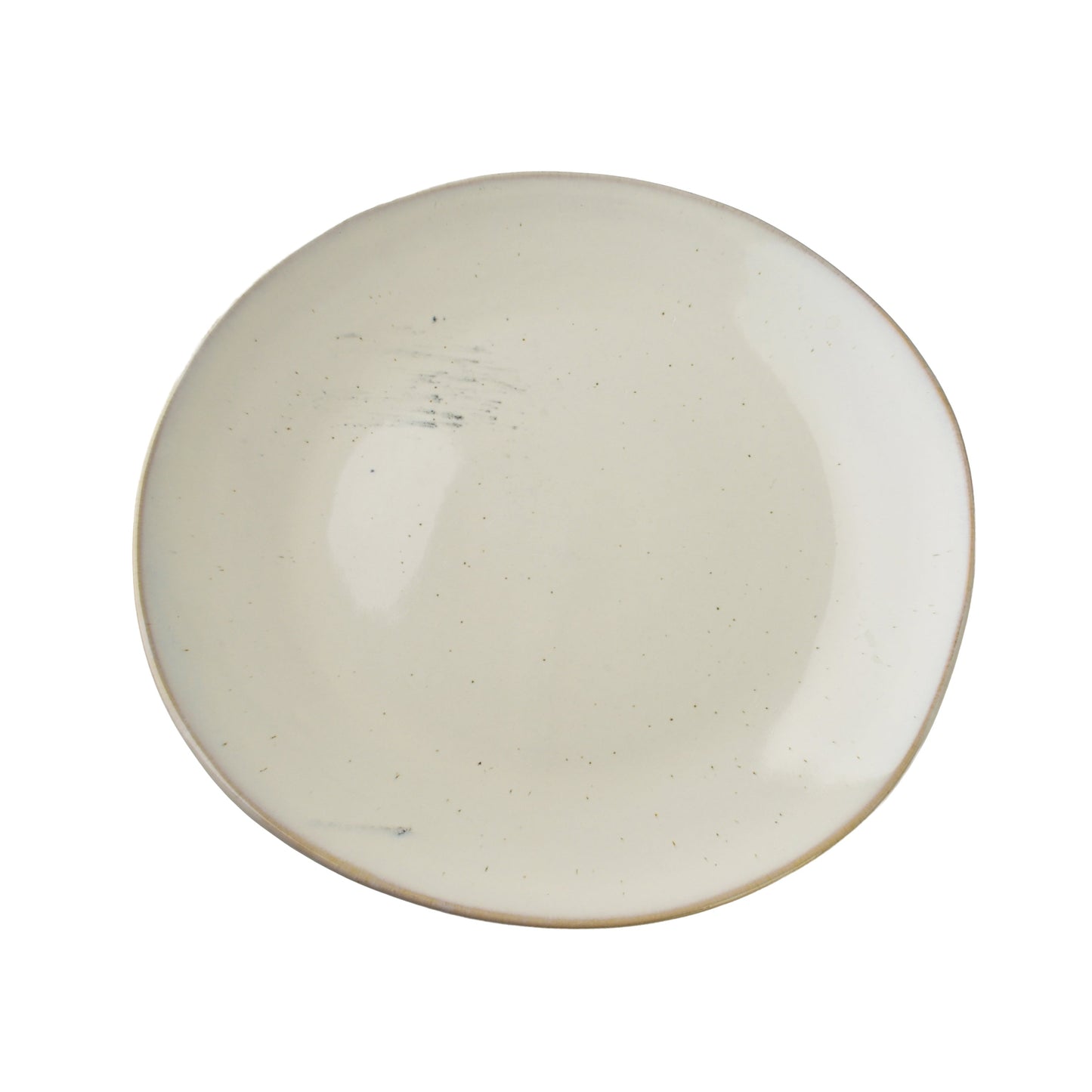 BASIC NATURE Dessertteller, Beige aus Porzellan