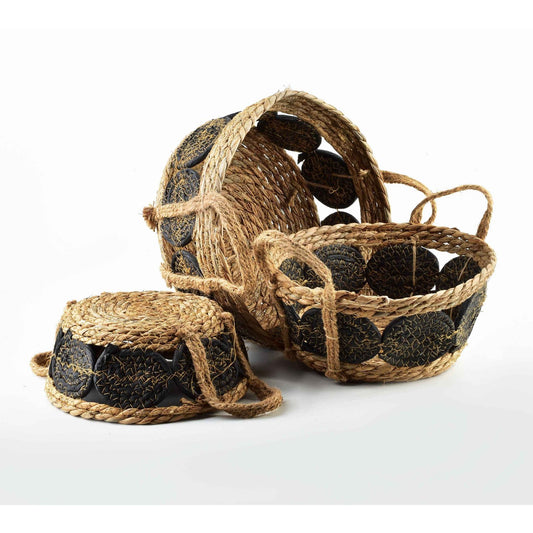 Bali 3er Korb Set aus Seegras beige - tinkie.de