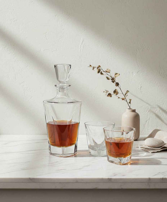 EVA Triangle Karaffe + 6 Gläser 280 ml/780 ml - tinkie.de