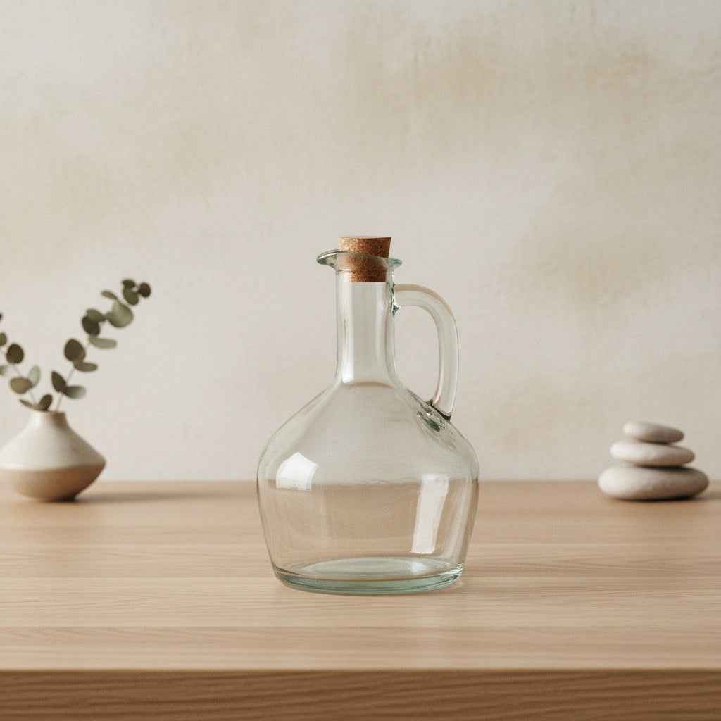 Modern Kitchen Glaskaraffe mit Korkverschluss 400 ml - tinkie.de