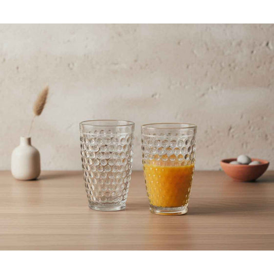 Elise Dots Set mit 6 Gläsern 380 ml
