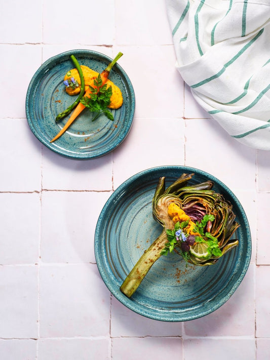 Basalt Ocean Green Dessertteller DESIGN BY CHARLOTTE - Dessertteller - tinkie.de