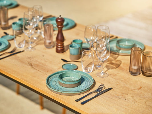 Basalt Ocean Green Suppenteller DESIGN BY CHARLOTTE - Suppenteller - tinkie.de