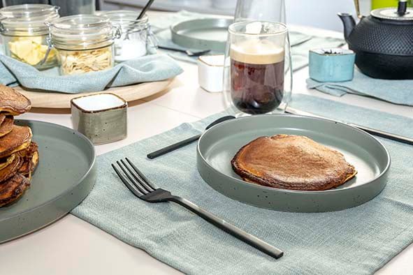 Besteck Set 24-Teilig Schwarz - Besteck - tinkie.de