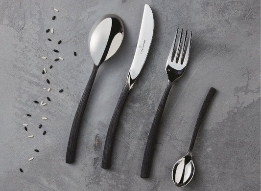 Black Oak Teelöffel aus Edelstahl Set 12 Stück - Teelöffel - tinkie.de