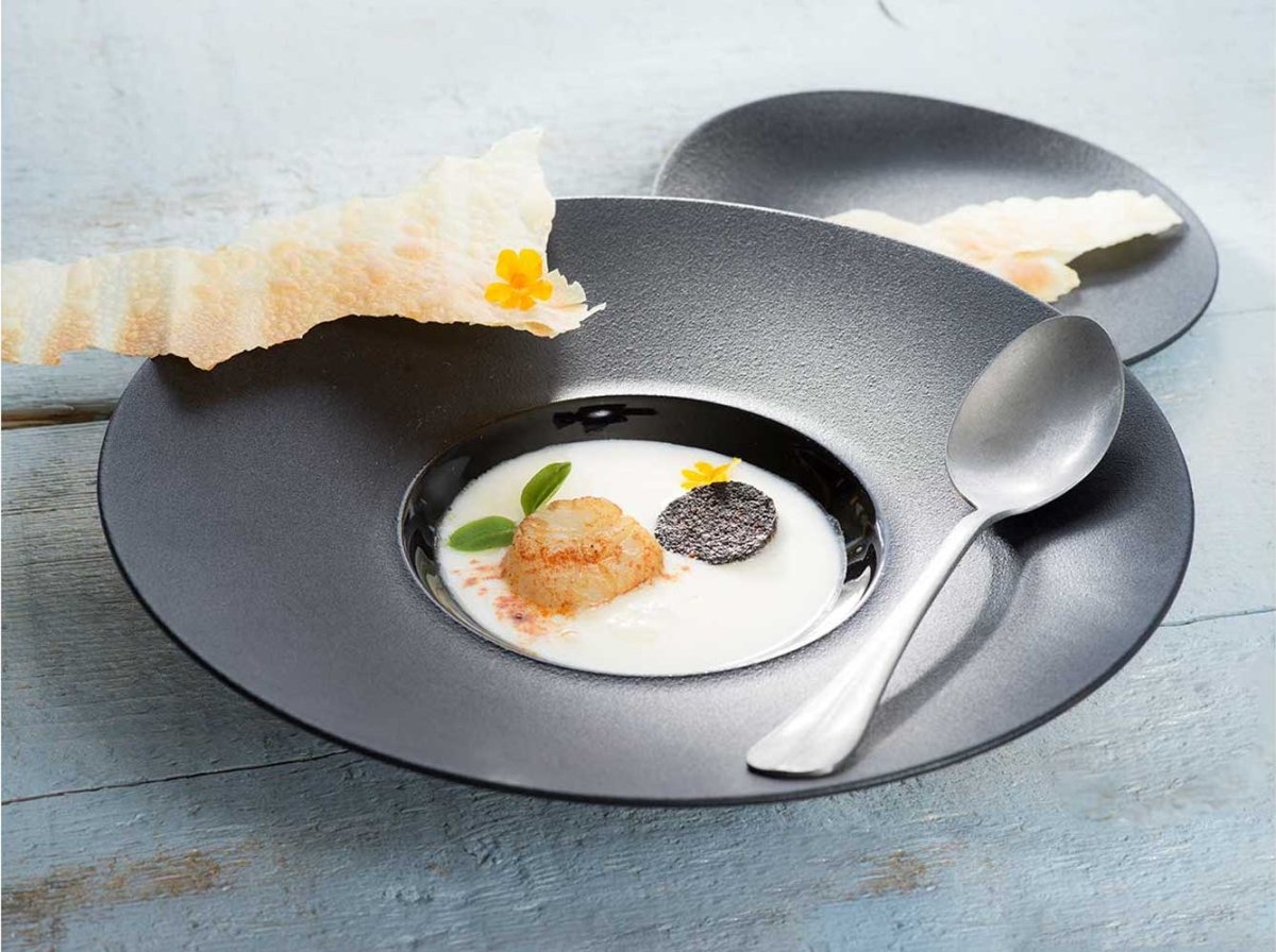 Blackstone Dinner Teller aus Porzellan - Teller - tinkie.de