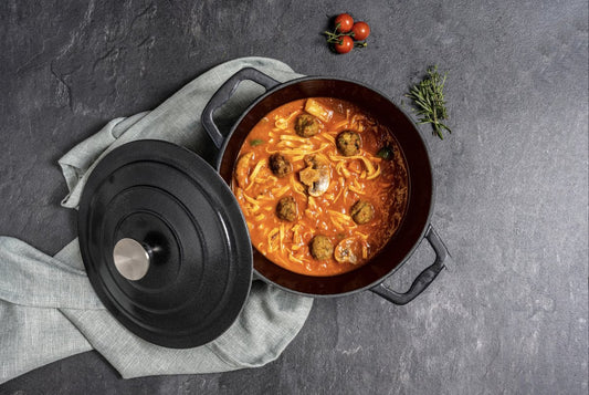 Castard Kochtopf Matt Schwarz Gusseisen - Kochtopf - tinkie.de