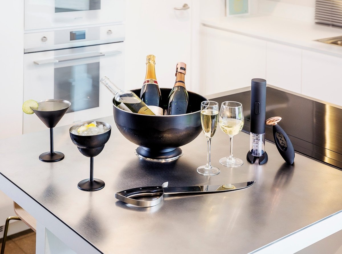 Elektrischer Korkenzieher mit Folienschneider - Korkenzieher - tinkie.de