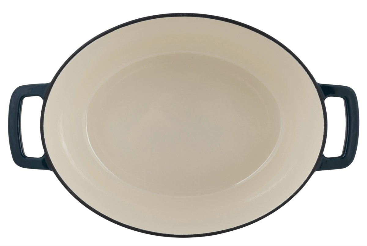 Fontestic Kochtopf Green Heron oval aus hochwertigem Gusseisen mit Deckel - Kochtopf - tinkie.de