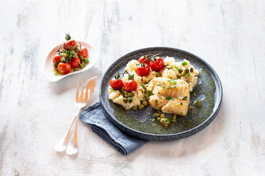 Istra Teller aus Steinzeug Flach Grau-Grün - Teller - tinkie.de