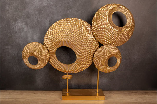 Ornament Circles Antik Gold Skulptur - Skulptur - tinkie.de
