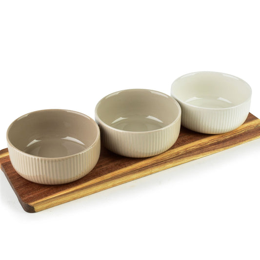 Modern Kitchen Schneidebrett mit 3 Schalen () 210 ml