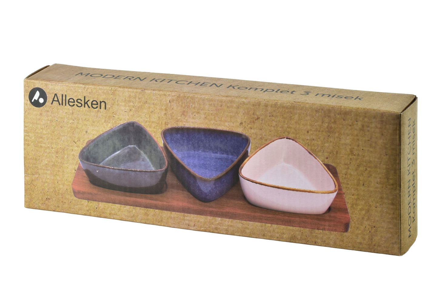 Modern Kitchen Schneidebrett mit 3 Schalen () 100 ml - Tinkie