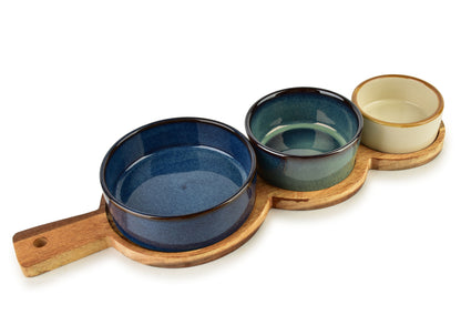 Modern Kitchen Schneidebrett mit 3 Schalen () 160 ml/120 ml/80 ml - Tinkie