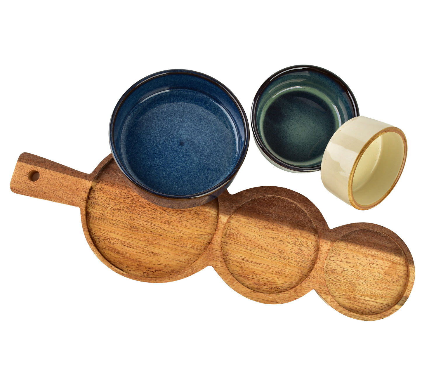Modern Kitchen Schneidebrett mit 3 Schalen () 160 ml/120 ml/80 ml - Tinkie