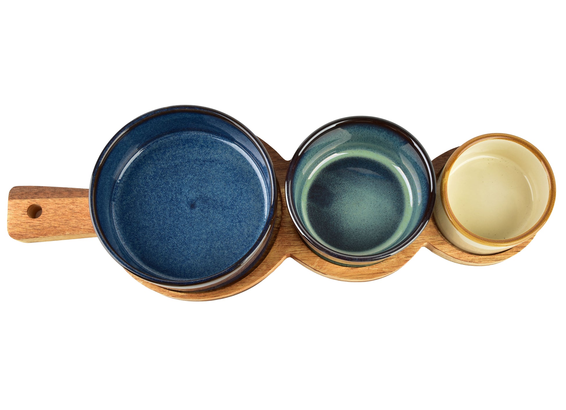 Modern Kitchen Schneidebrett mit 3 Schalen () 160 ml/120 ml/80 ml - Tinkie