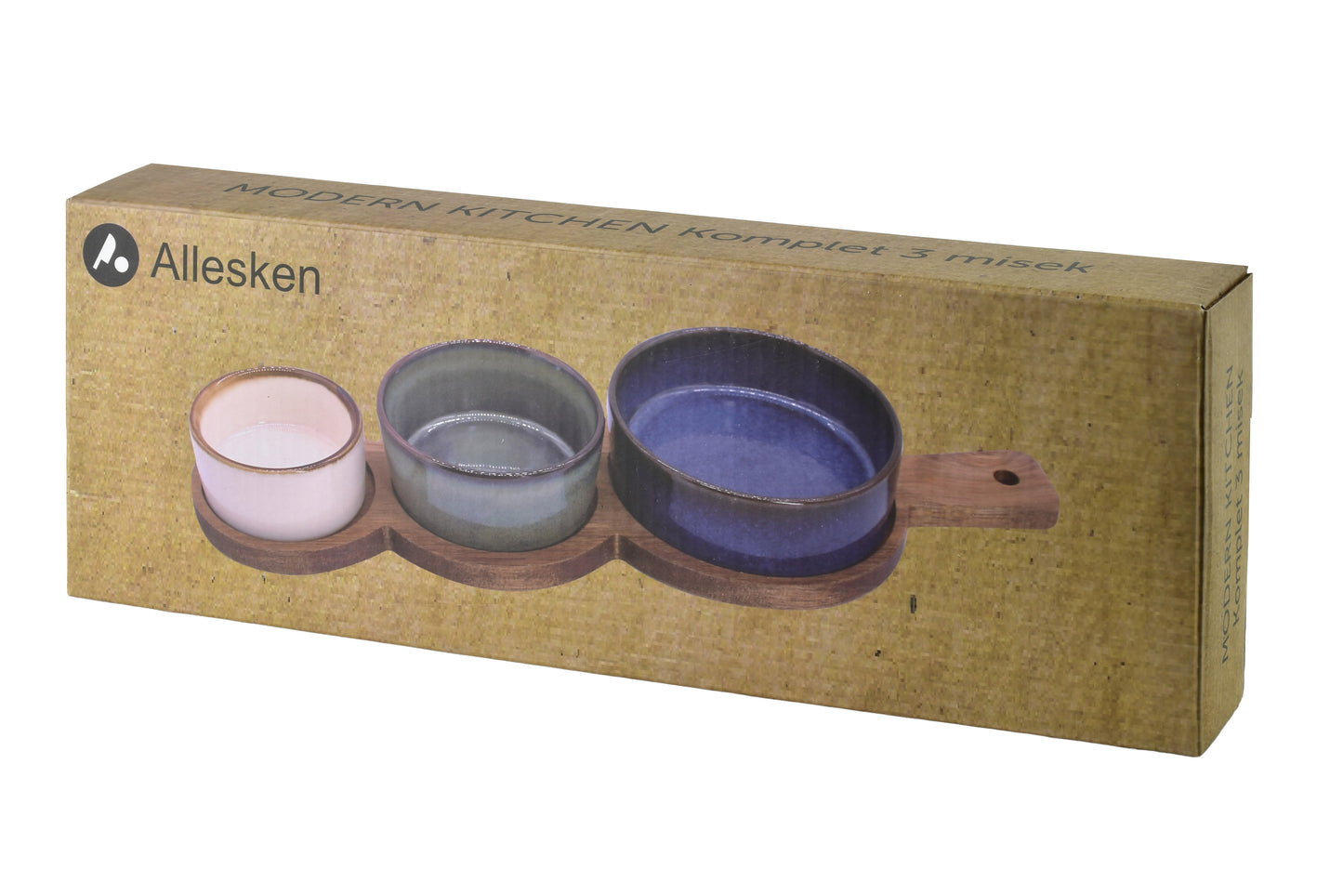 Modern Kitchen Schneidebrett mit 3 Schalen () 160 ml/120 ml/80 ml - Tinkie