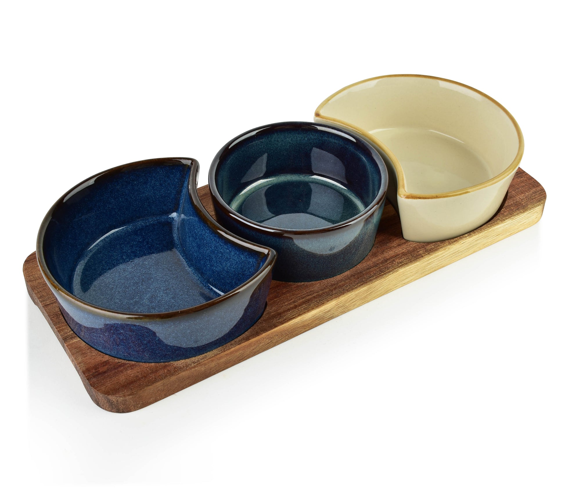 Modern Kitchen Schneidebrett mit 3 Schalen x () ml 120 ml - Tinkie