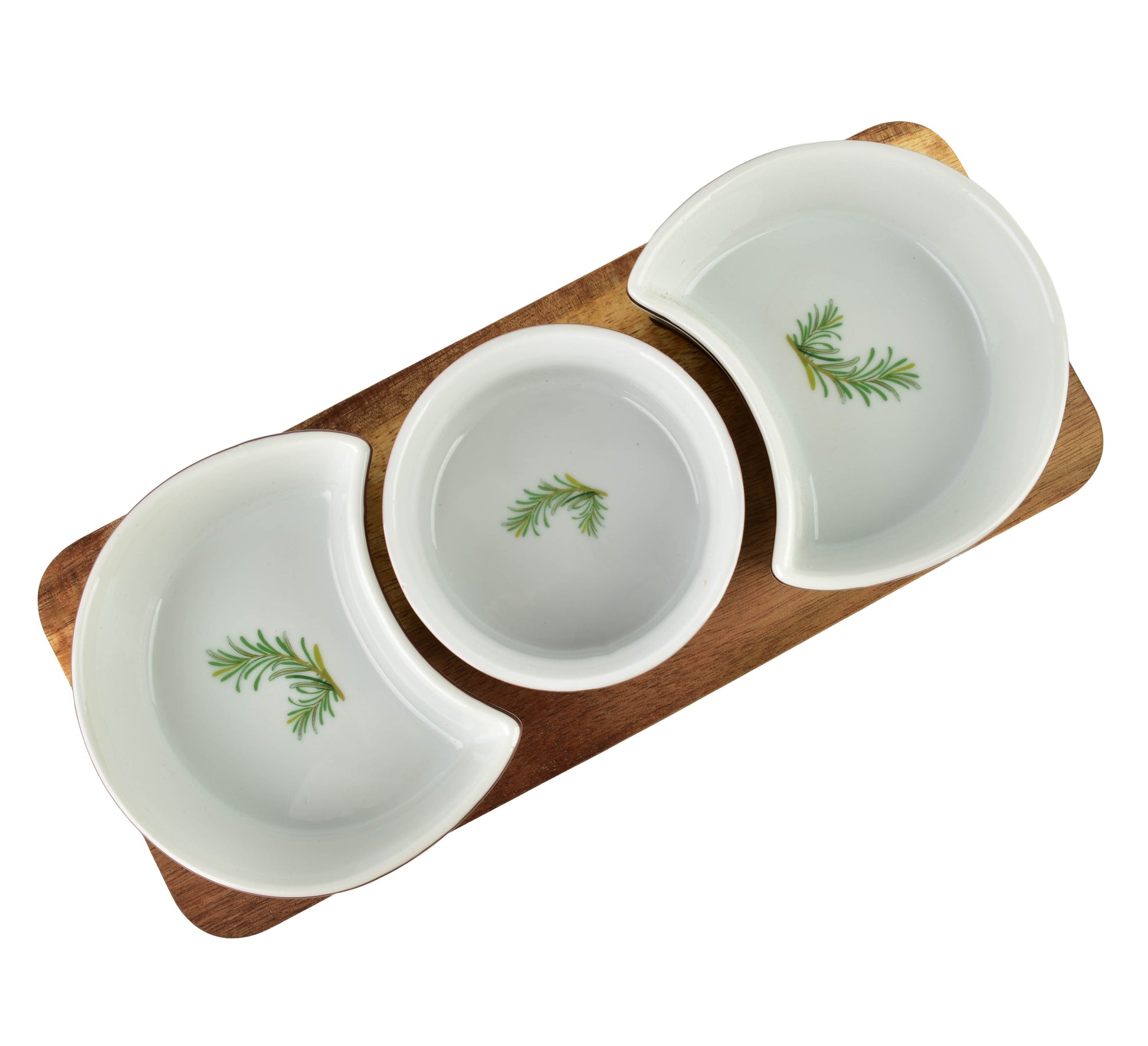 Modern Kitchen Schneidebrett mit 3 Schalen / () ml + ml Rosmarin - Tinkie