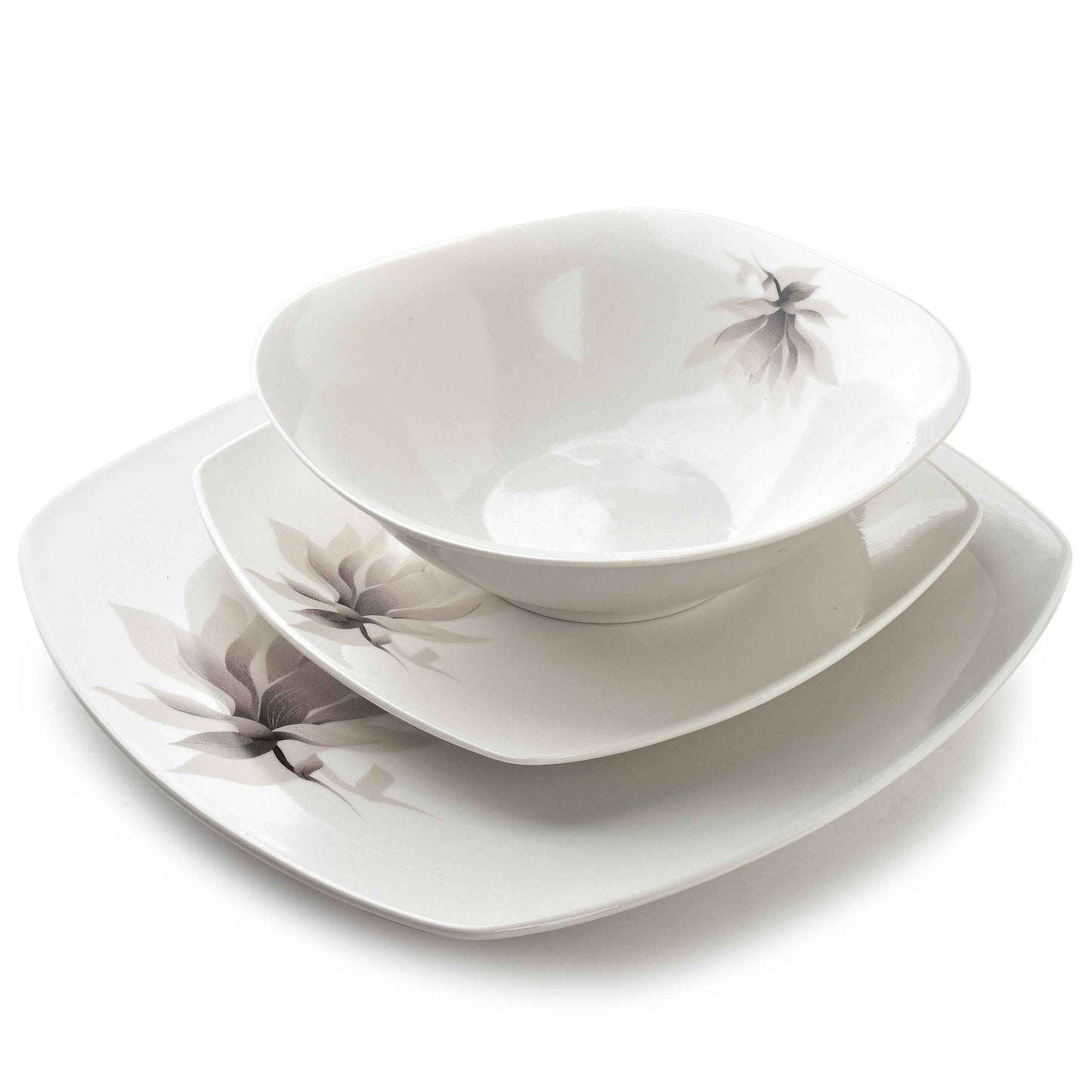 Magnolia 18 teiliges Geschirrset 18 cm/24 cm/16 cm 500 ml Schüssel