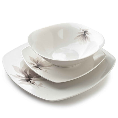 Magnolia 18 teiliges Geschirrset 18 cm/24 cm/16 cm 500 ml Schüssel