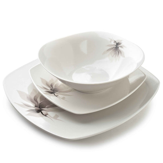 Magnolia 18 teiliges Geschirrset 18 cm/24 cm/16 cm 500 ml Schüssel