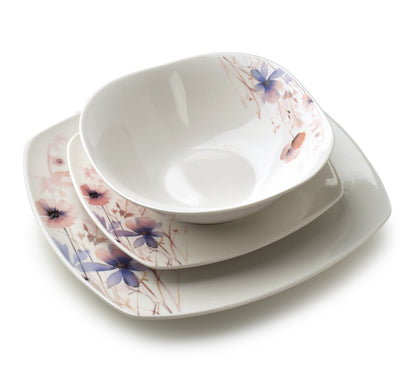 LEA Delicate 18 teiliges Geschirrset Schüssel 16 cm 500 ml / 18 cm / 24 cm - Tinkie