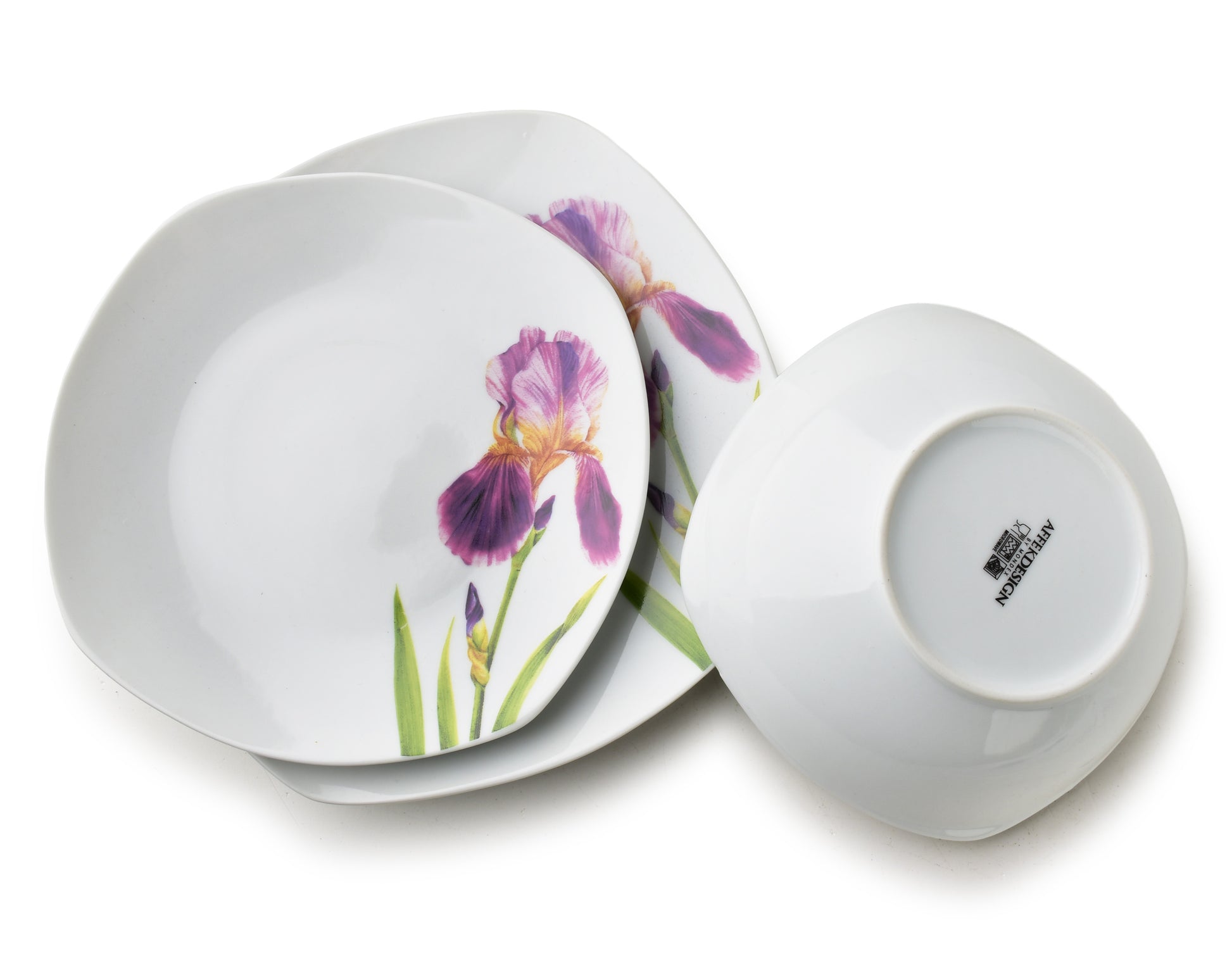 LEA Iris 18 teiliges Geschirrset Schüssel 500 ml 16 5/19 5/22 cm - Tinkie